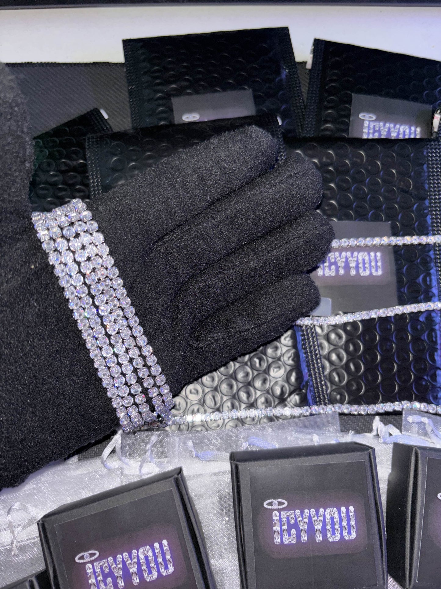 Bransoletka "Diamond tennis" - 4mm Srebro 925