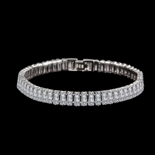 Bransoletka "Glamour" 18cm- Srebro 925