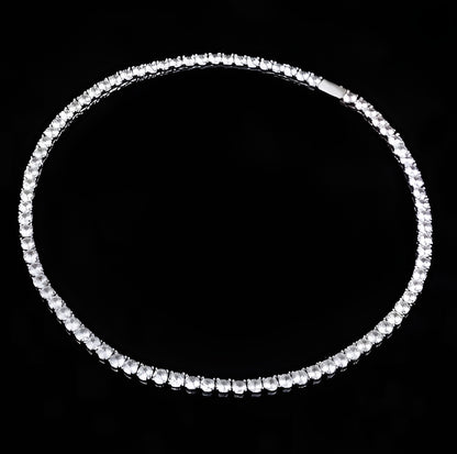 Naszyjnik "Diamond tennis" -Srebro 925 4mm 45cm