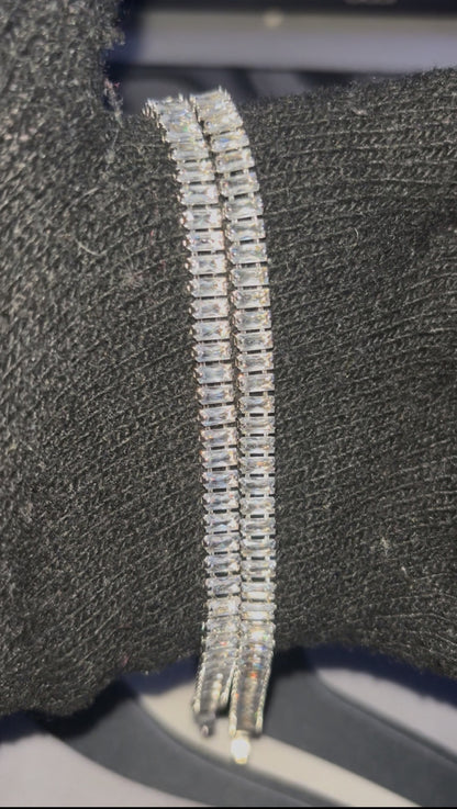 Bransoletka "Glamour" 18cm- Srebro 925